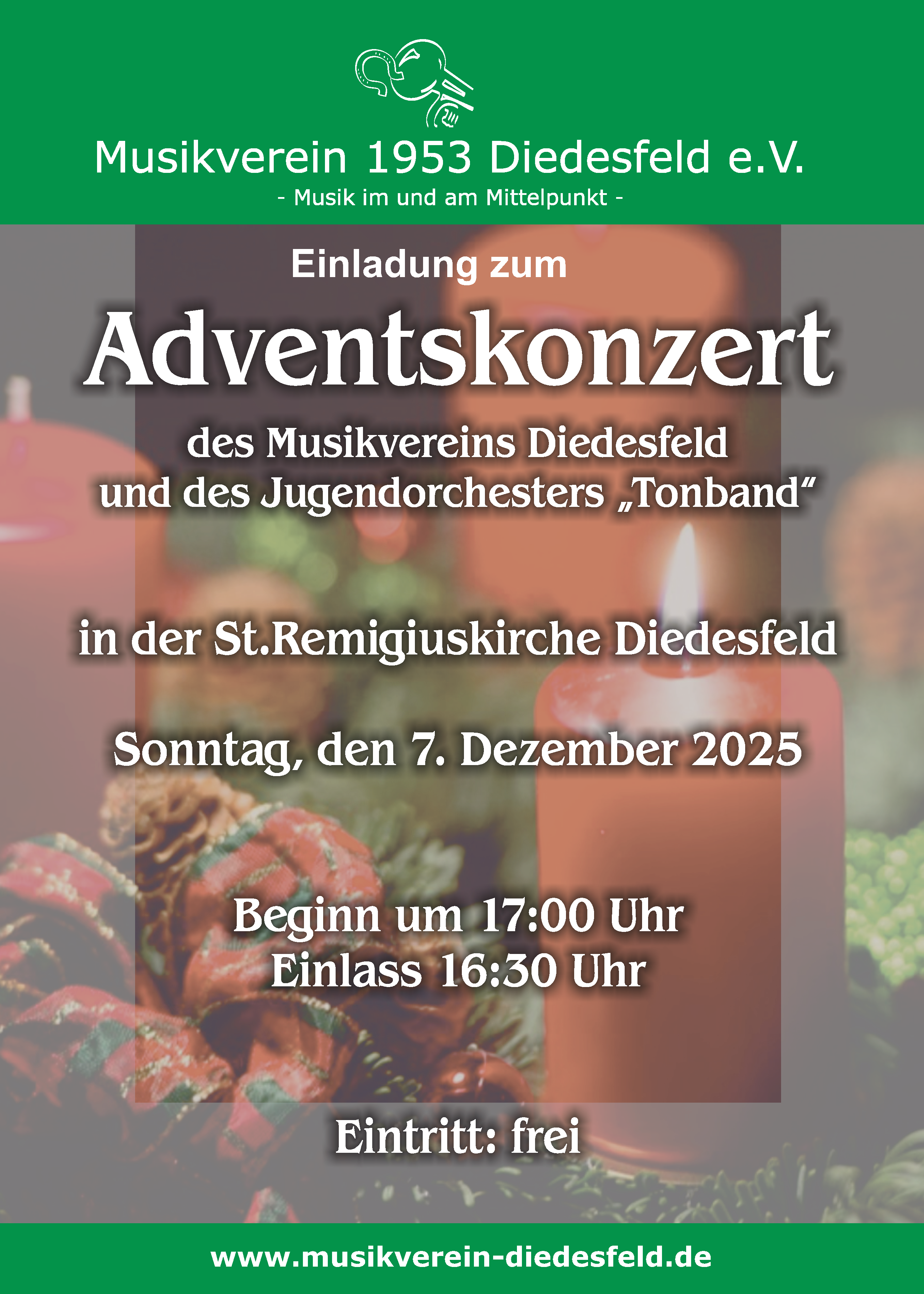 MvD Flyer Adventskonzert 2025